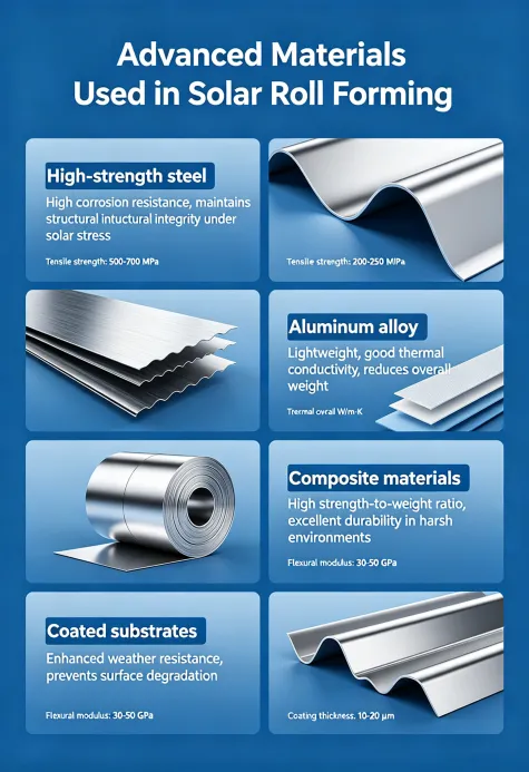 Advanced Materials Used in Solar Roll Forming