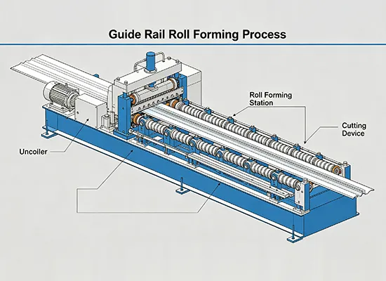 Guide Rail Roll Forming