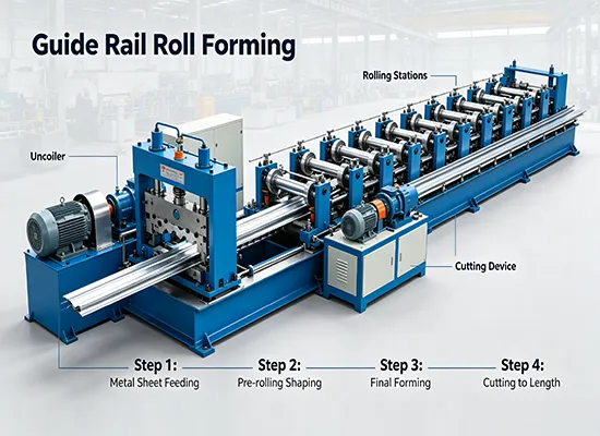 Guide Rail Roll Forming