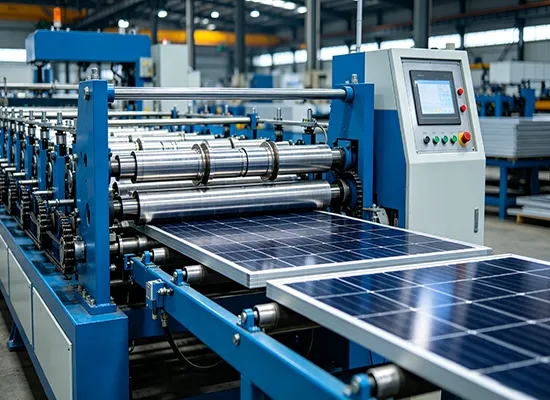 Solar Panel Frame Roll Forming Machine